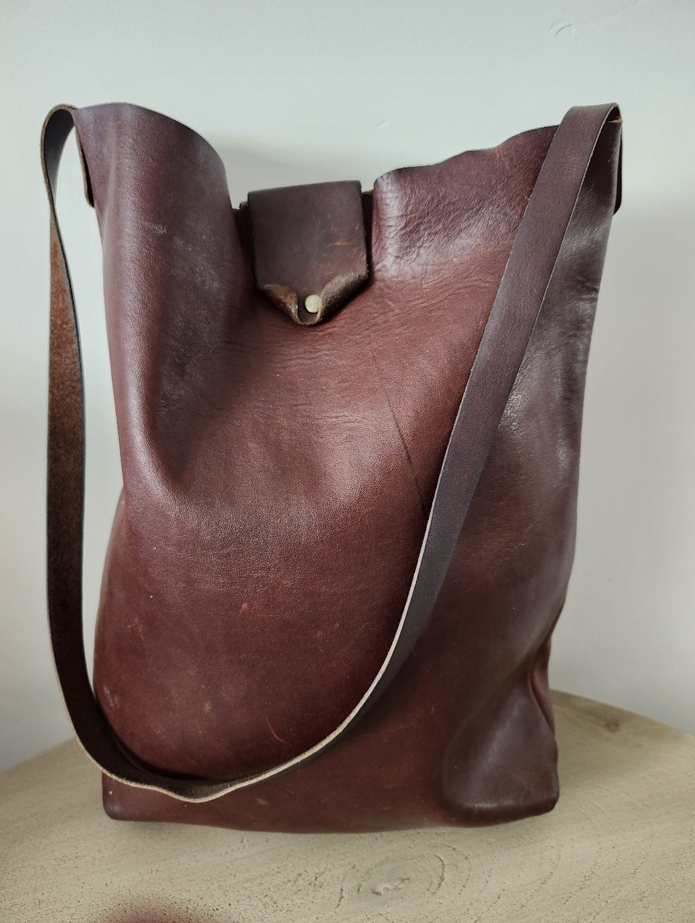 Leather Bag Raw Handmade - Picture 13 of 13